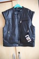 0013 Gilet in pelle nero HD Misura L