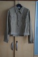 0019 Giubbino velluto beige HD  Taglia XL